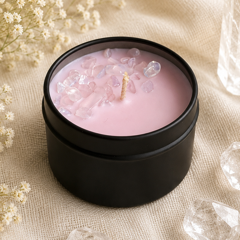 Fairy Dust, Sugar Plum Mini Crystal Candle