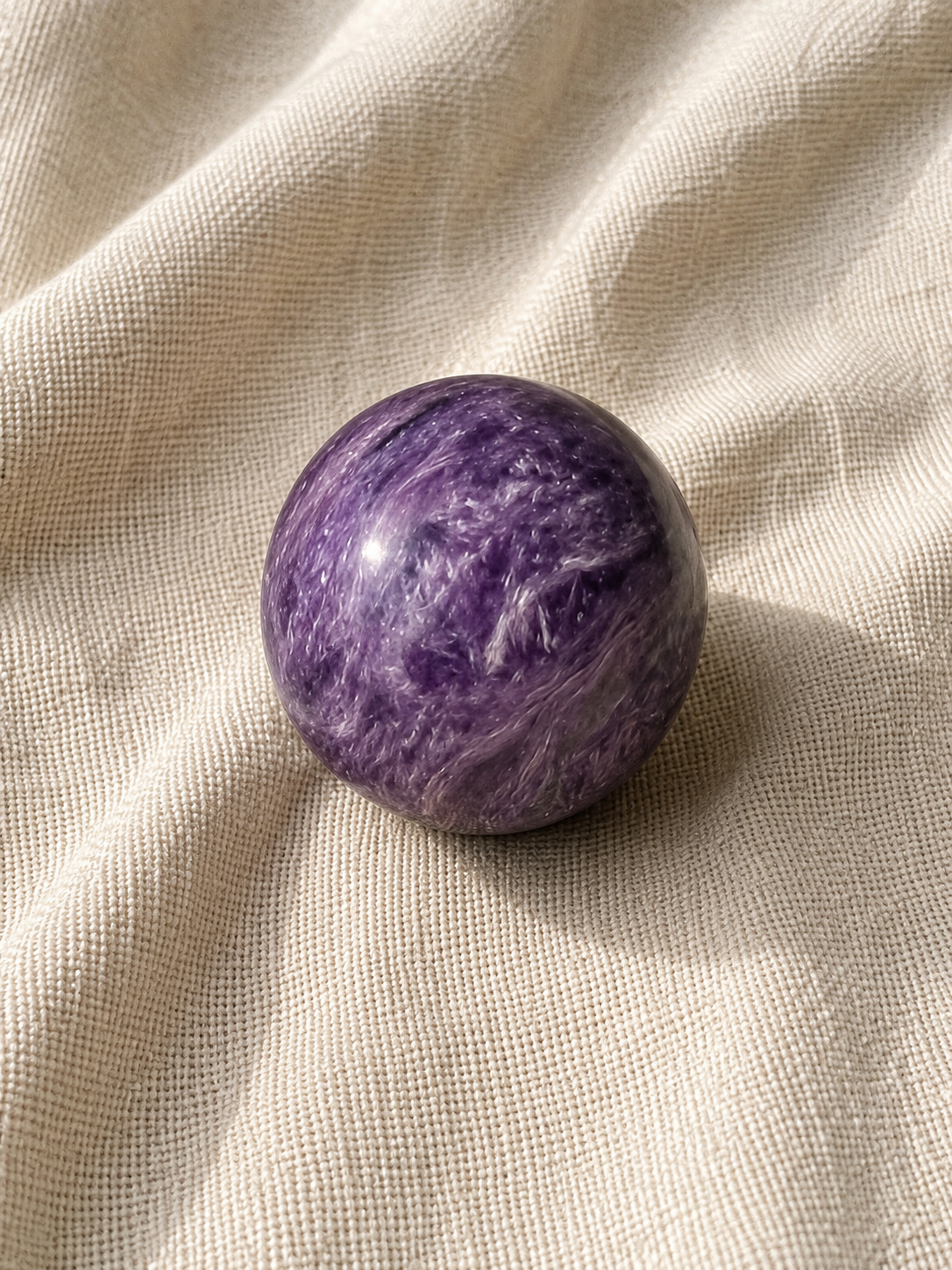 Charoite Sphere