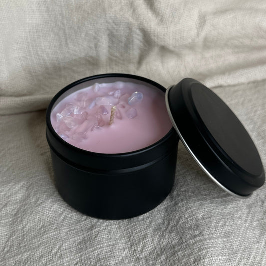 Sugar Plum Mini Tin Crystal Candle