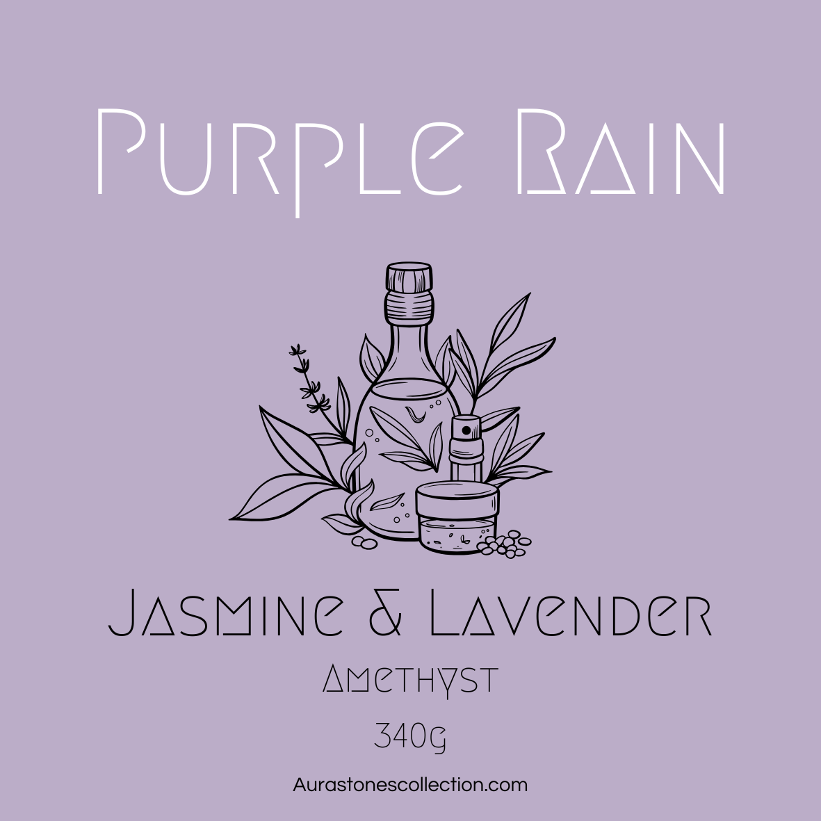 Jasmine & Lavender Mini Tin Crystal Candle