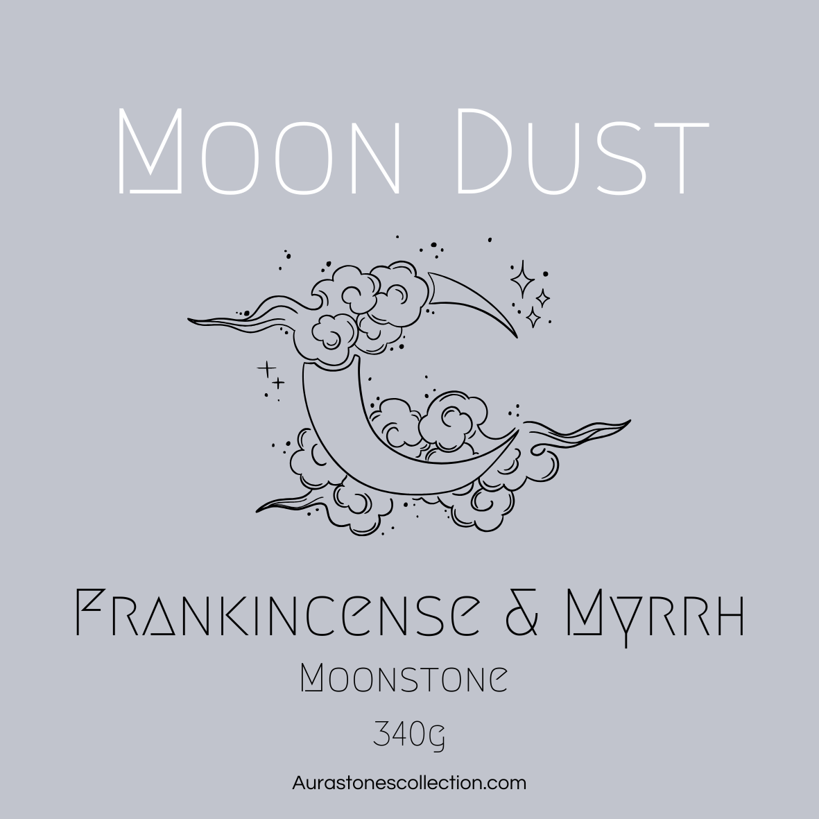Frankincense & Myrrh Mini Tin Crystal Candle