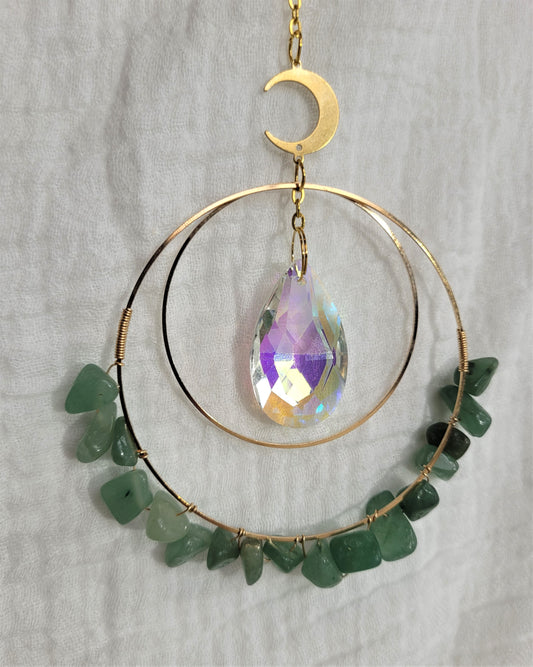 Green Aventurine Suncatcher