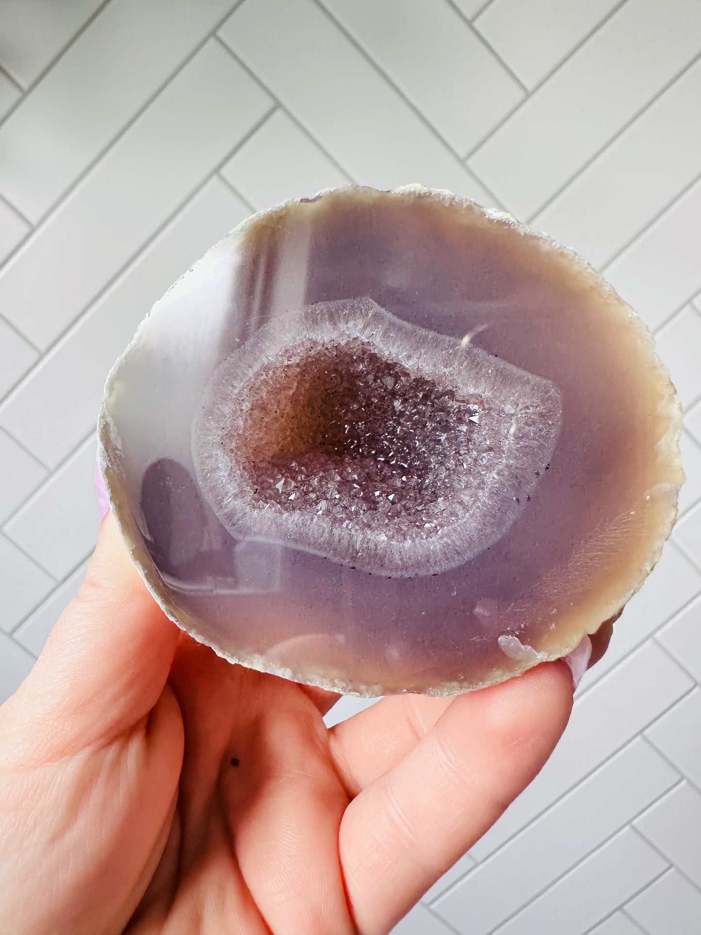 Druzy Agate Geode