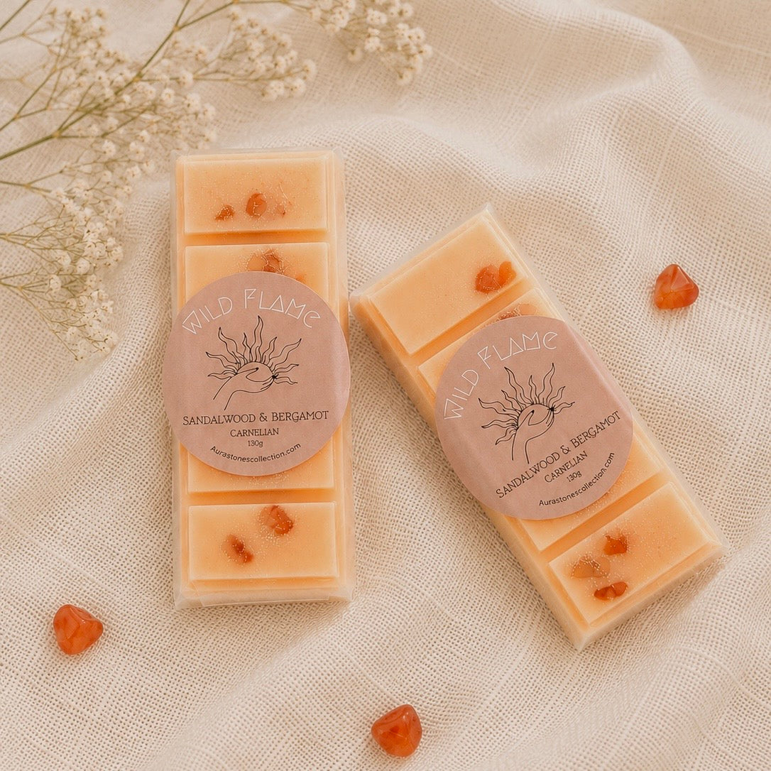 Wild Flame, Sandalwood & Bergamot Crystal Wax Melts