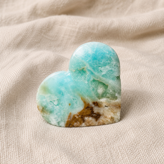 Caribbean calcite Heart