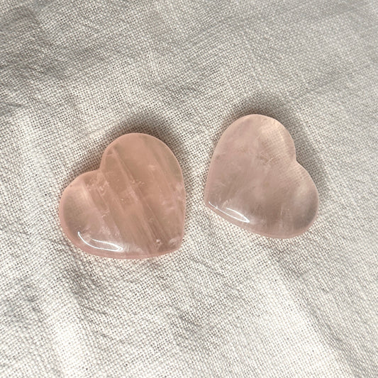 Rose Quartz Heart