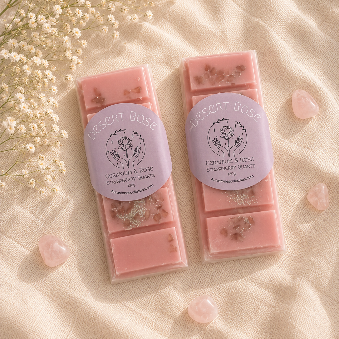 Desert Rose, Geranium & Rose Crystal Wax Melts