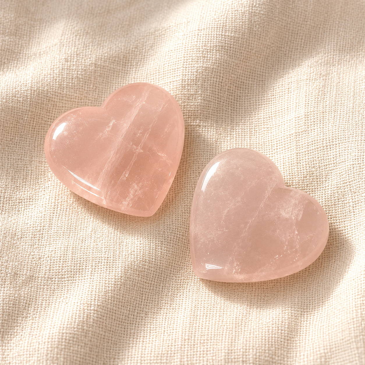 Rose Quartz Heart