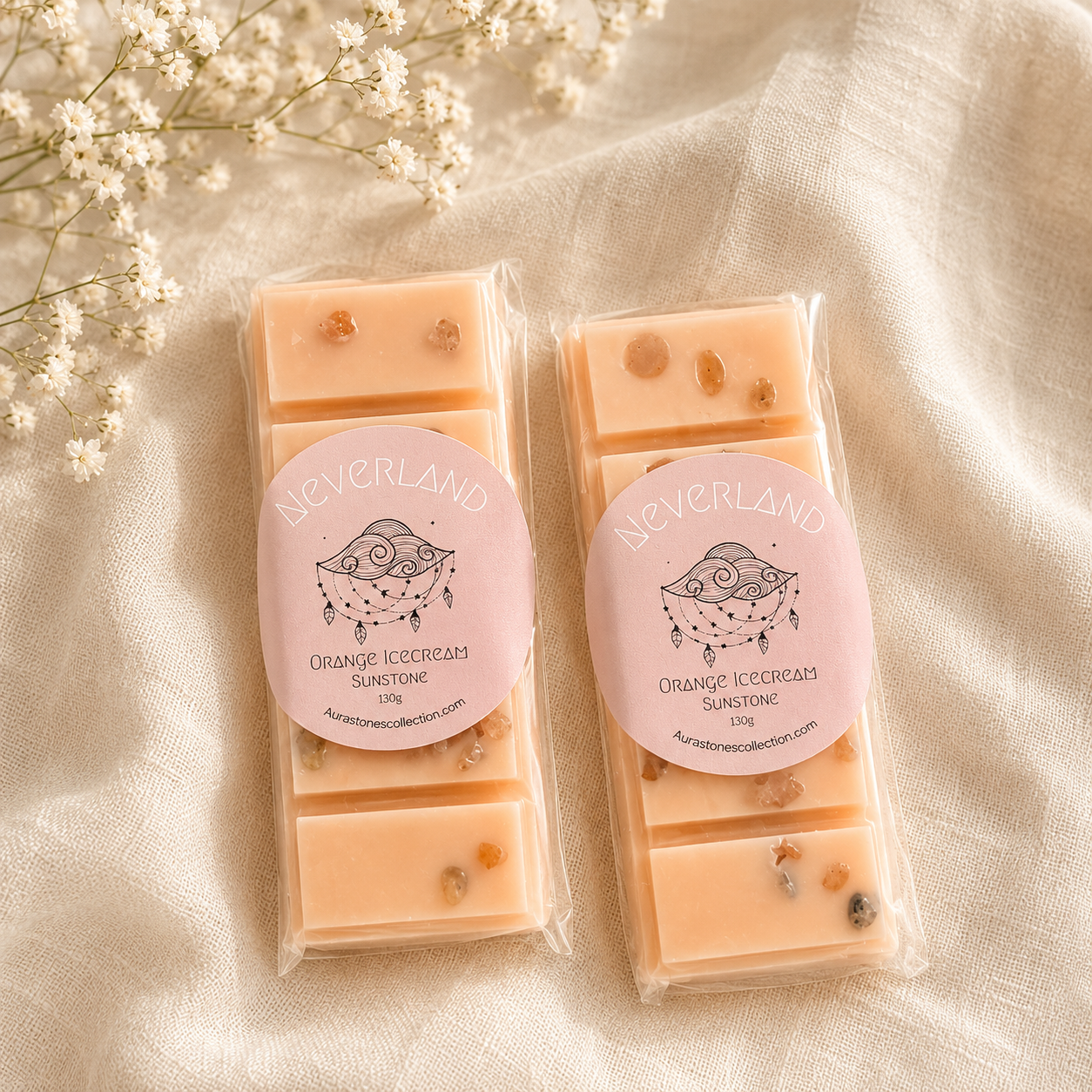 Neverland, Orange Ice Cream Crystal Wax Melts