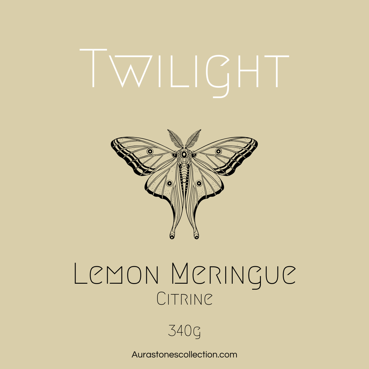 Lemon Meringue Mini Tin Crystal Candle