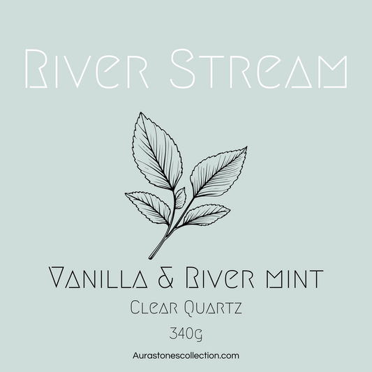 Vanilla & River Mint Mini Tin Crystal Candle
