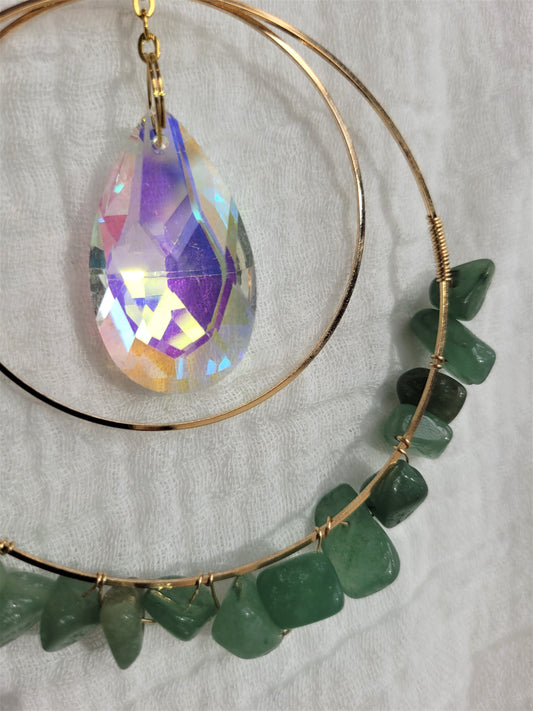 Green Aventurine Suncatcher