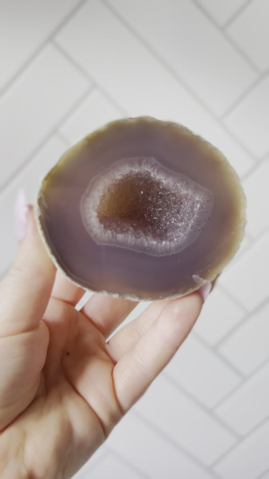 Druzy Agate Geode