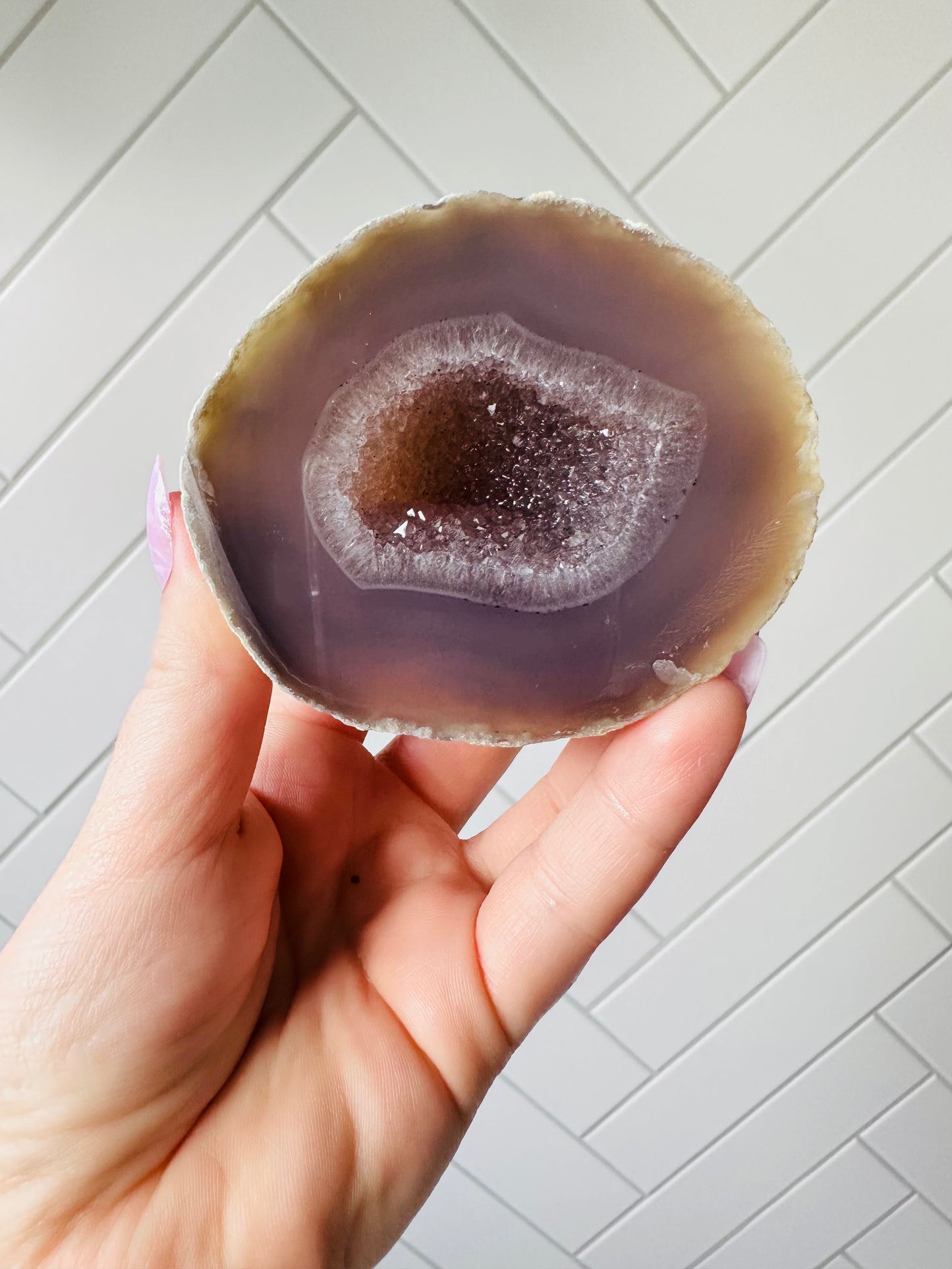 Druzy Agate Geode