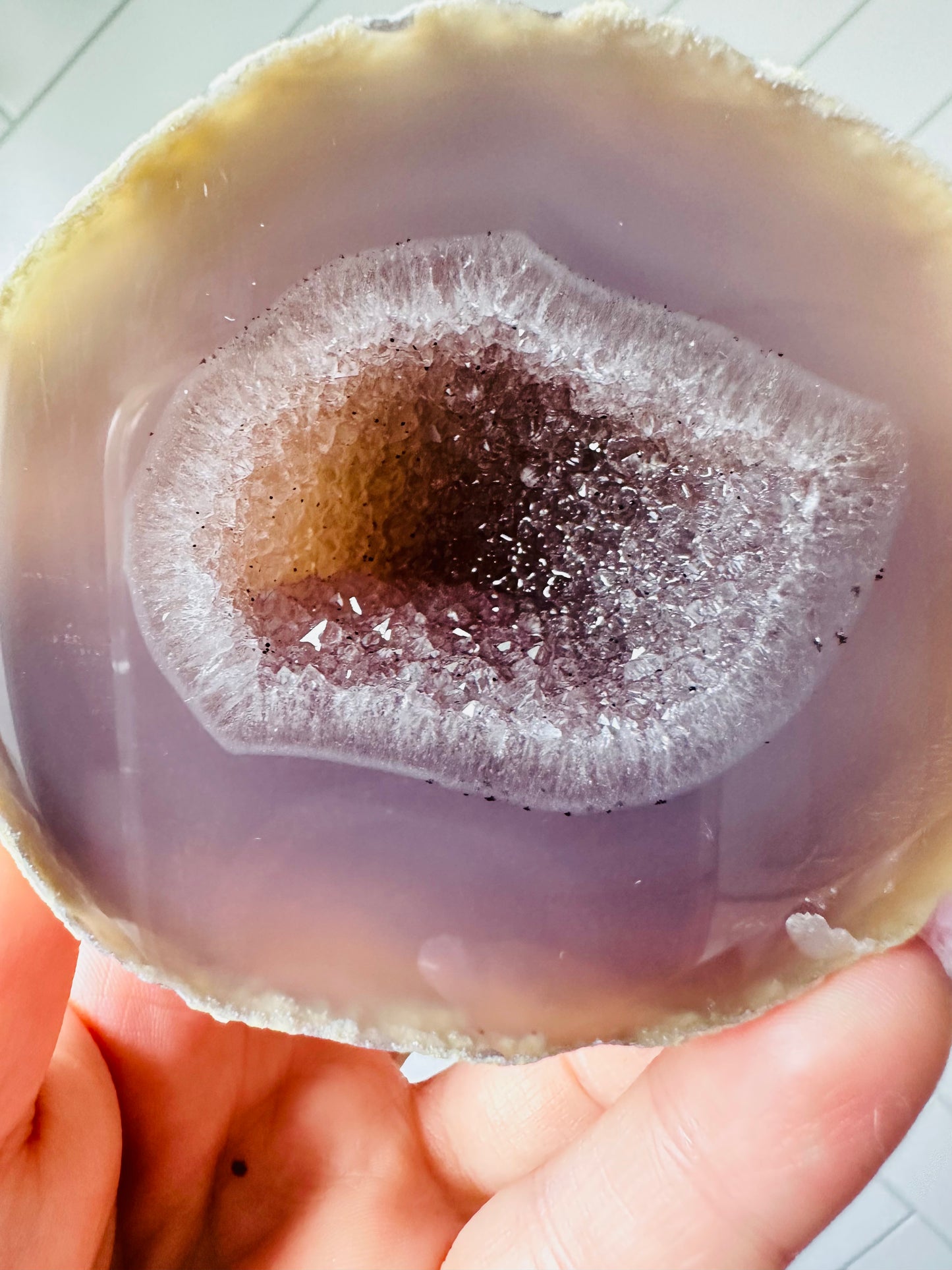 Druzy Agate Geode